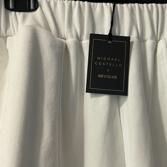 Michael Costello x Revolve white jogger sweatpant - Picture 3 of 7